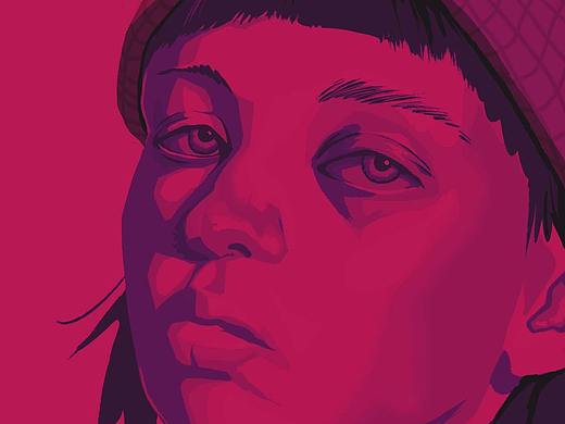 100天加油挑战 DAY 8 红帽女孩肖像练习（个人主页-ZNTk5MjkyNDg=） - 创作习作 - 站酷设计师跌入大千原创素材 - 站酷ZCOOL