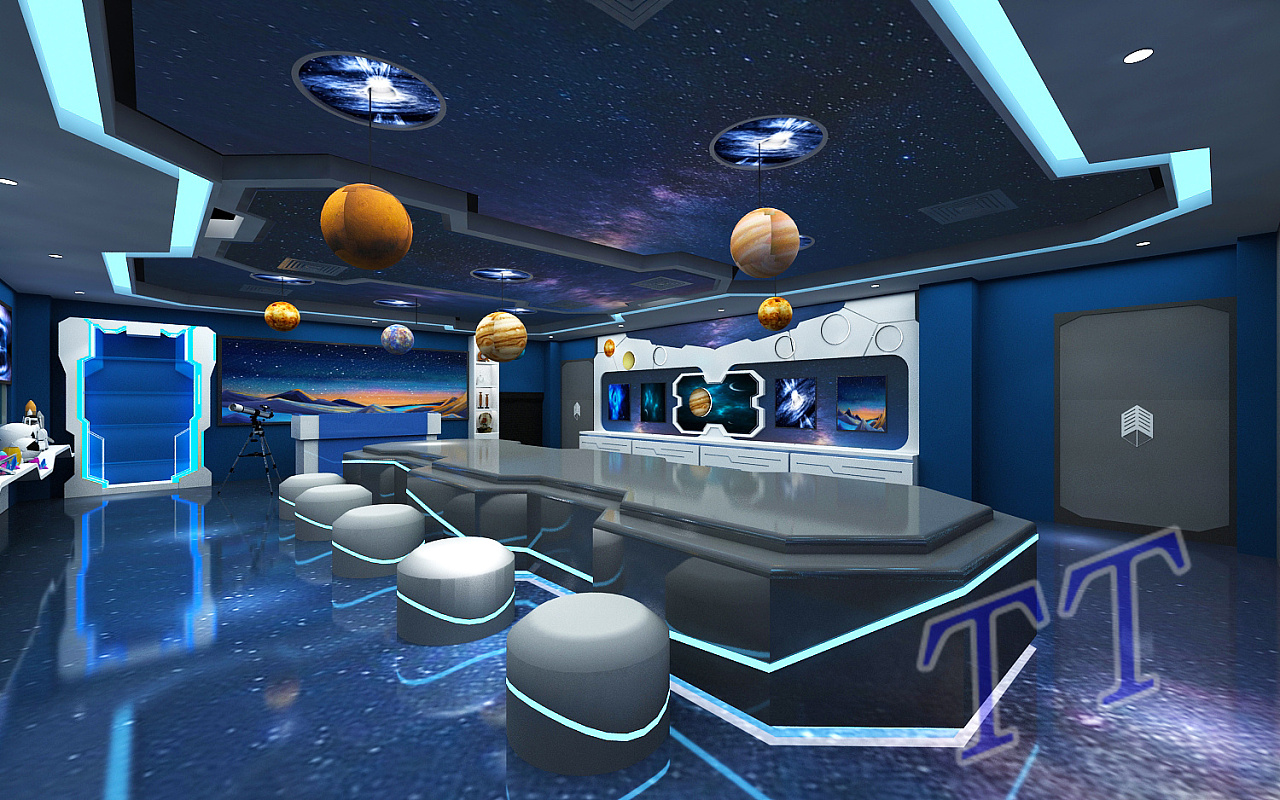 天文教室3d效果图