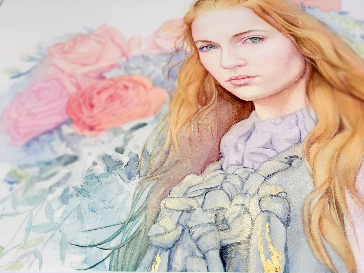 我为《权力的游戏》画插画|纯艺术|绘画|oliviashaw_原创作品-站酷