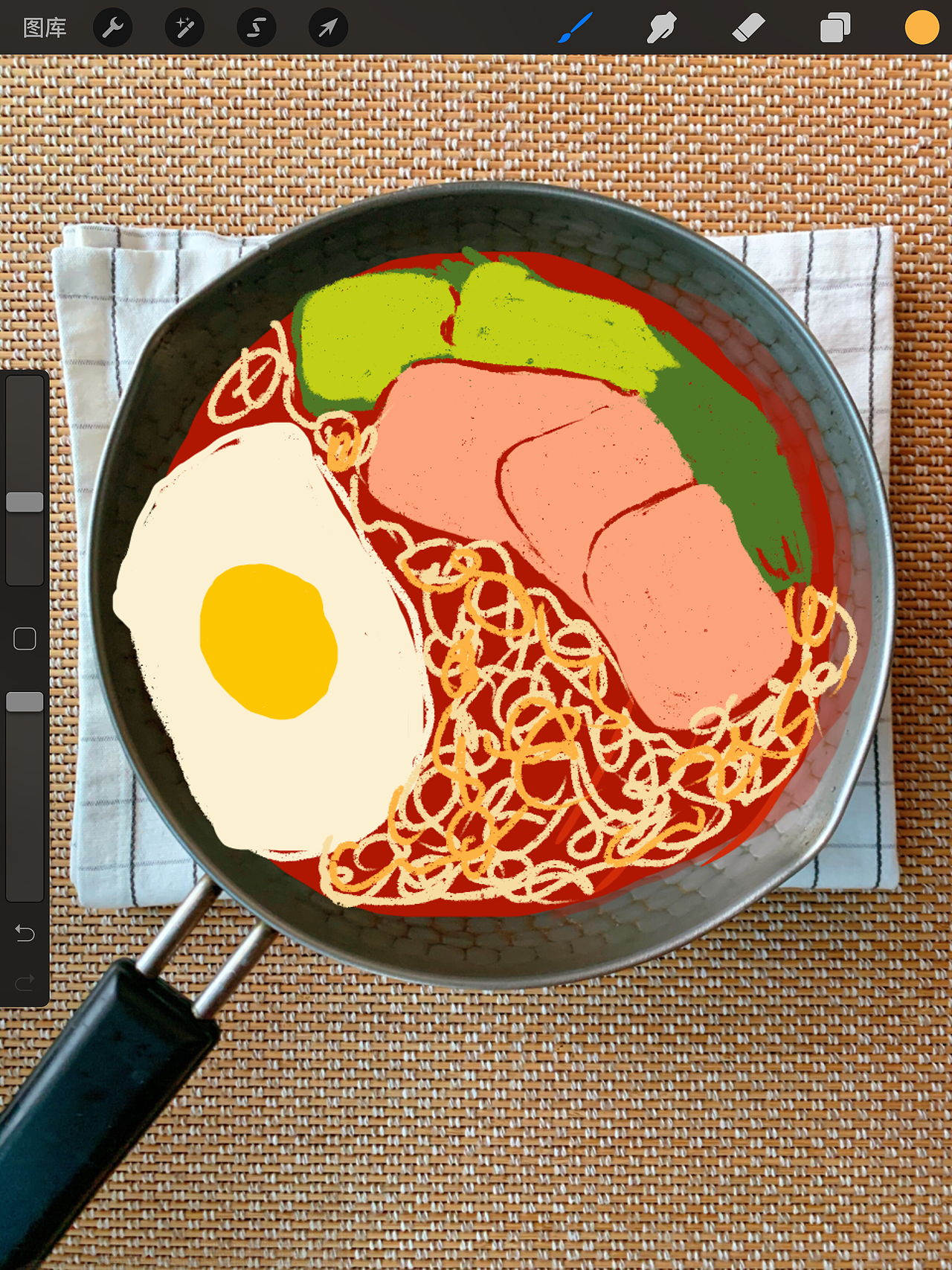 procreate手绘-泡面