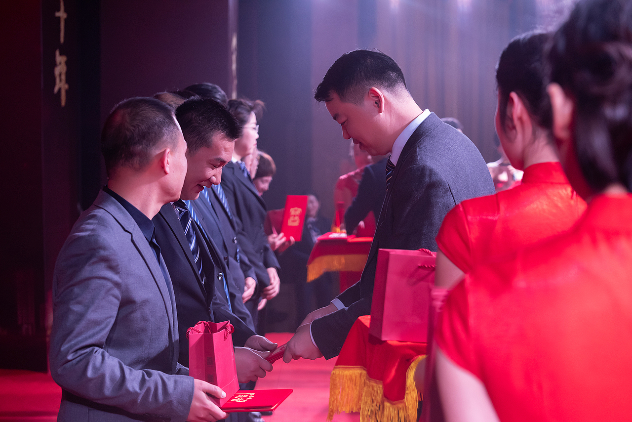 武汉锦绣方圆物业十周年年会现场拍摄