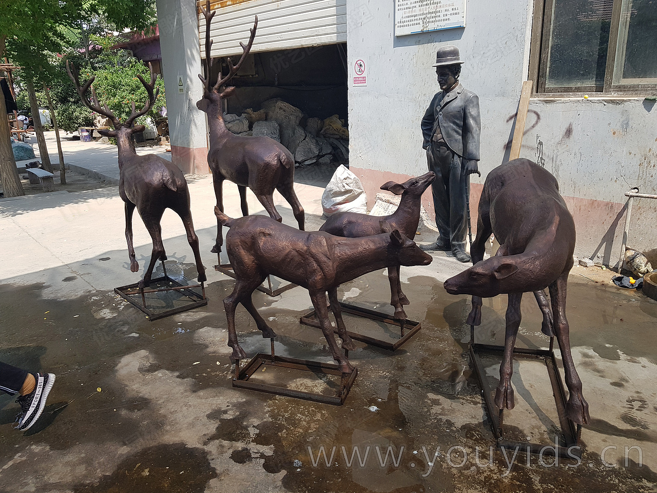 纯铜铸造欧式铜麋鹿雕塑成品（图ZMTk3MDQzNjI4） - 图案 - 站酷设计师小雨freestyle原创素材 - 站酷ZCOOL