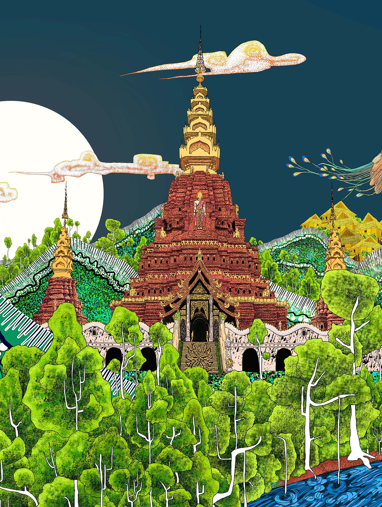 《云南》|插画|商业插画|宋世贤_原创作品-站酷zcool