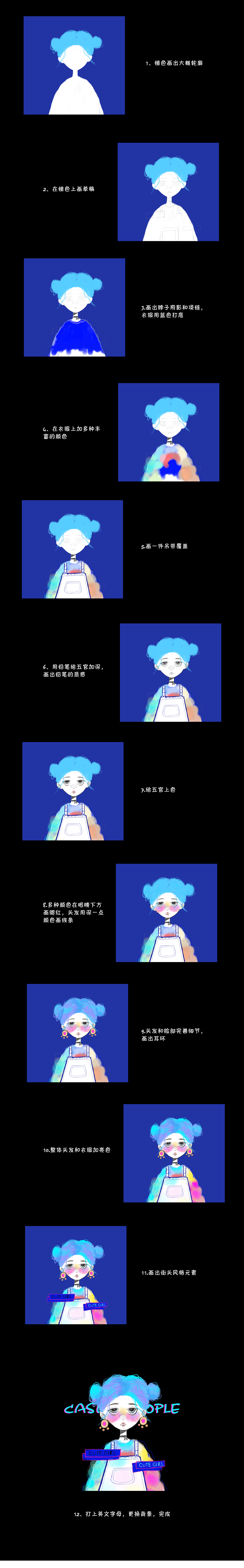 【插画】涂鸦风