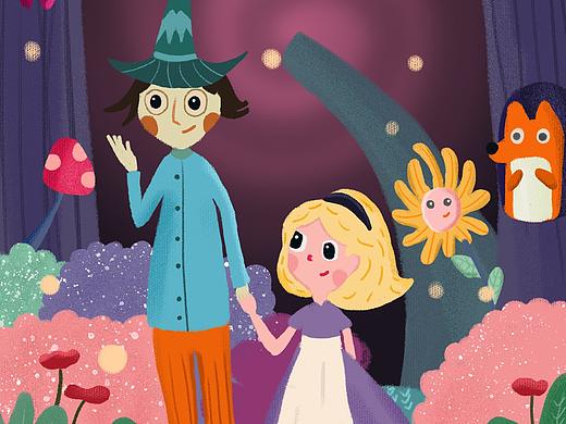 爱丽丝插画风格