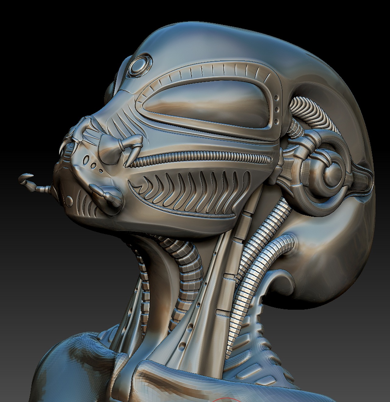 墨生 ALIEN胸像（图ZMTk3MTE1NTMy） - 人物/生物 - 站酷设计师zkd12原创素材 - 站酷ZCOOL