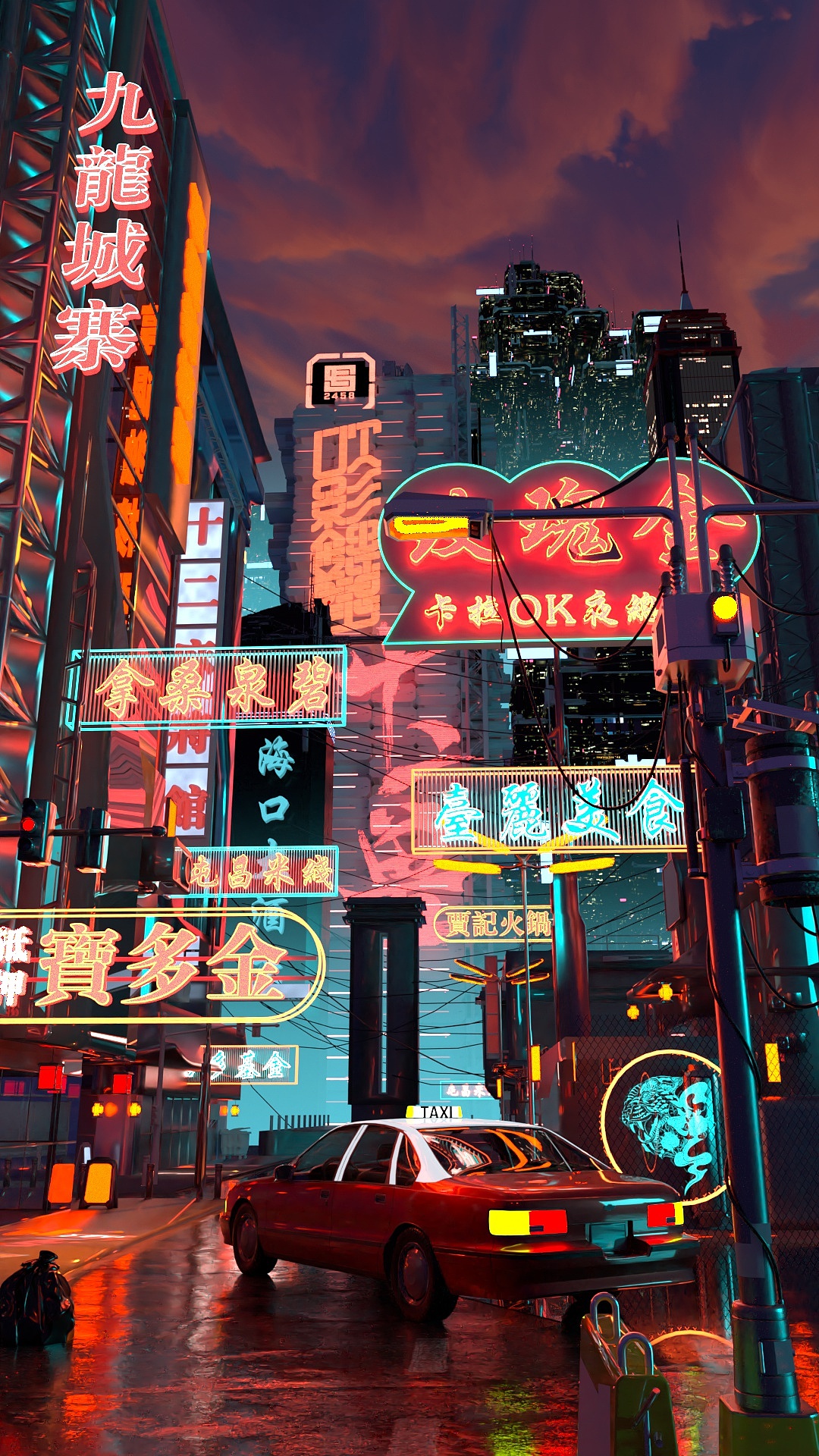 c4d 港风海报座位图