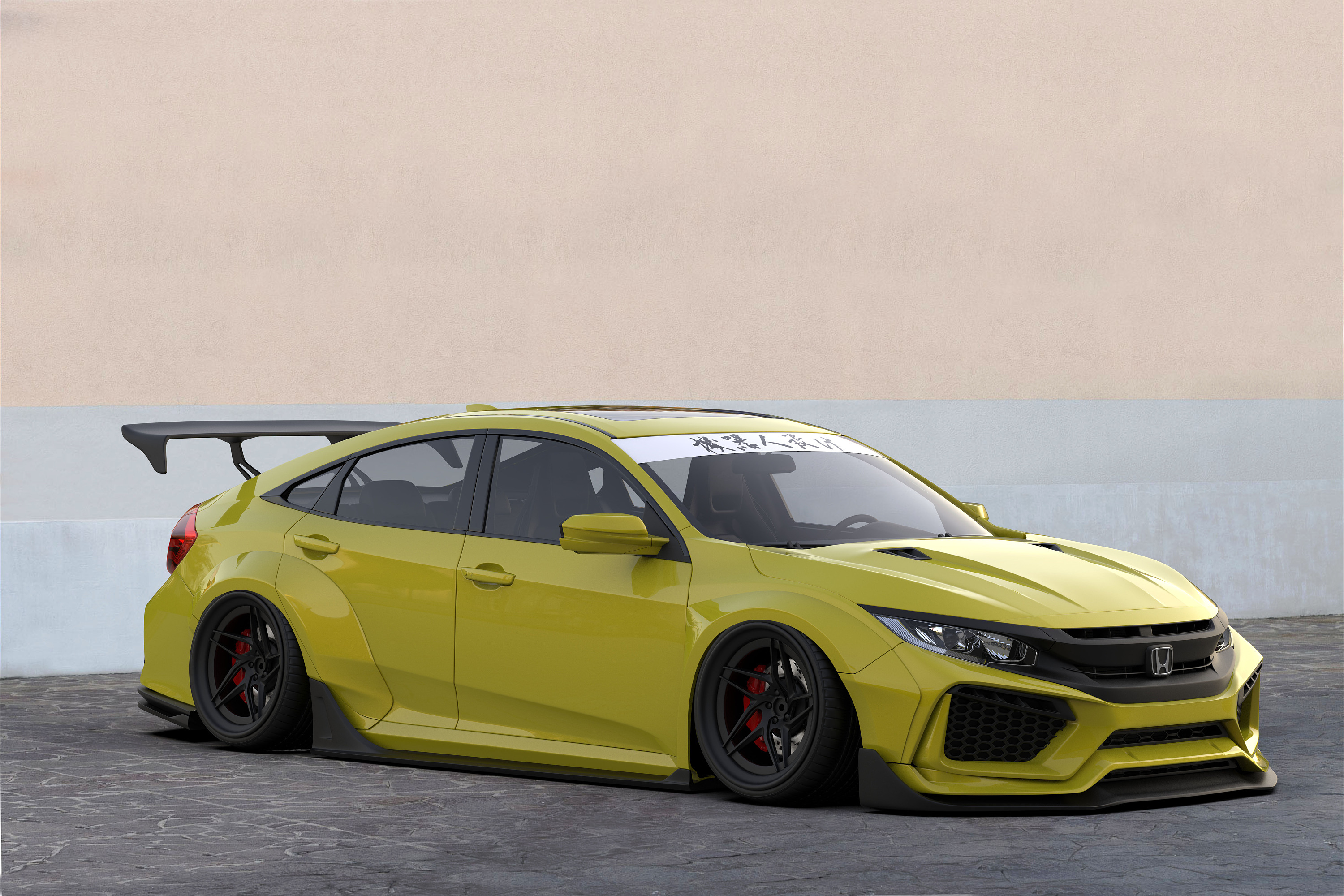 思域原创宽体套件设计