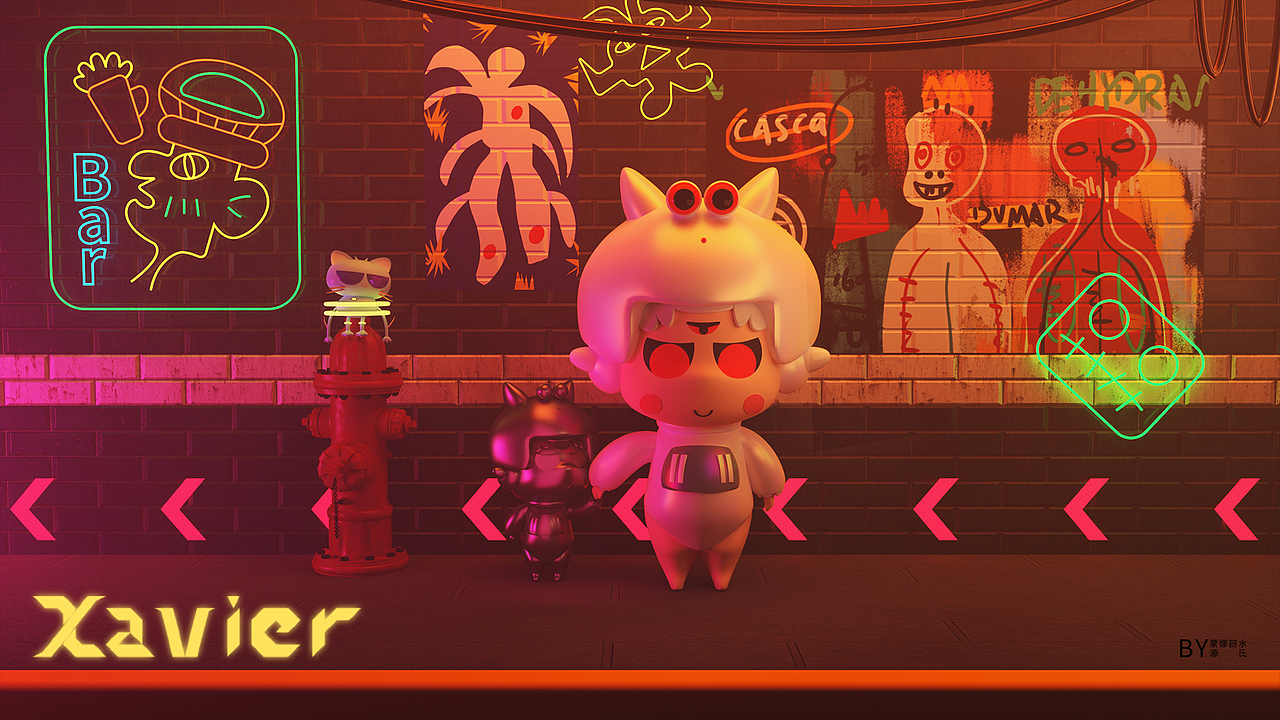 Xavier艺术之旅（图ZMjM4Mzk1NjE2） - IP形象 - 站酷设计师拾未水原创素材 - 站酷ZCOOL