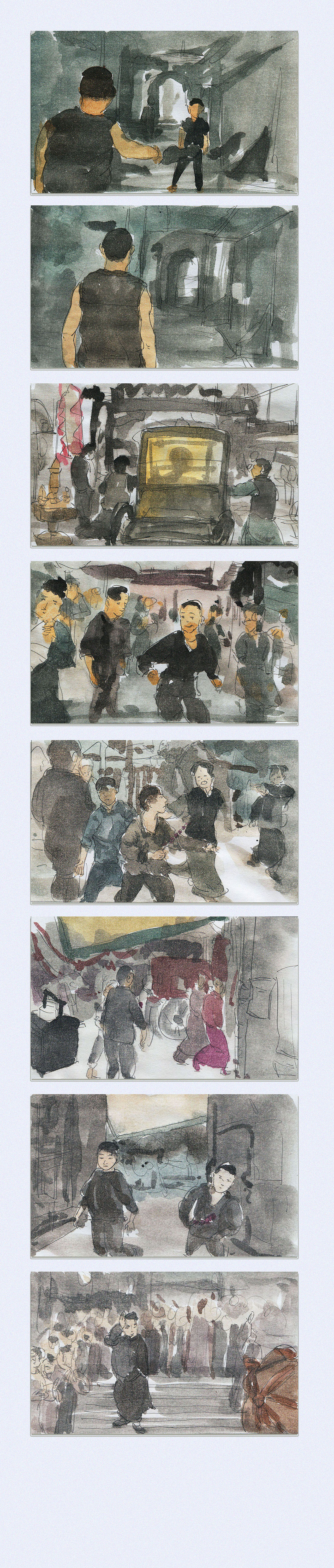 《霸王别姬》分镜练习