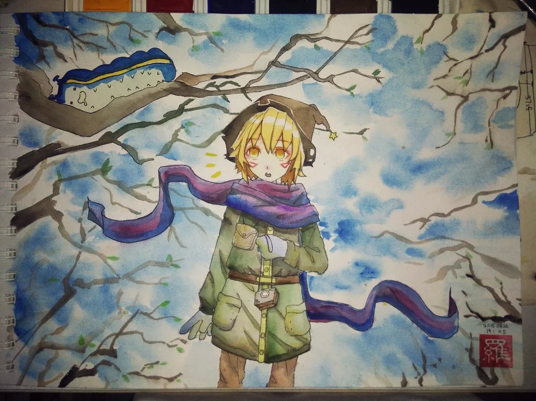 水彩 手绘 日常（图ZMzgyMDE3MjA=） - 单幅漫画 - 站酷设计师罗蕊蕊原创素材 - 站酷ZCOOL