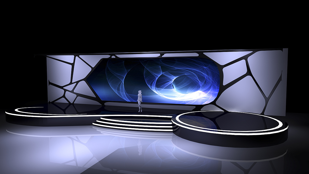 科技发布会|空间|舞台美术|凝望123 - 原创作品 - 站酷 (zcool)