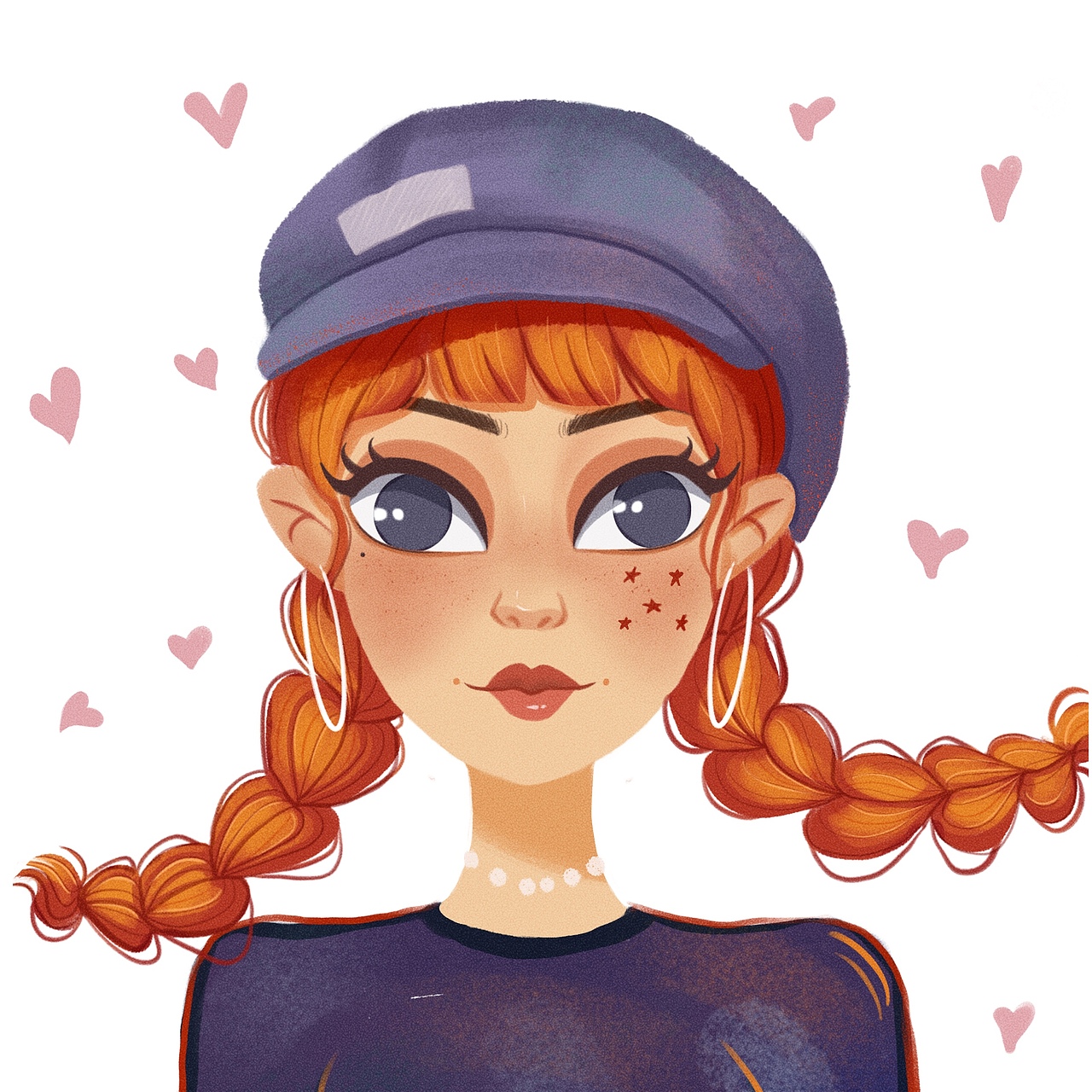 欧美风格头像|插画|艺术插画|酒酒窝_原创作品-站酷zcool