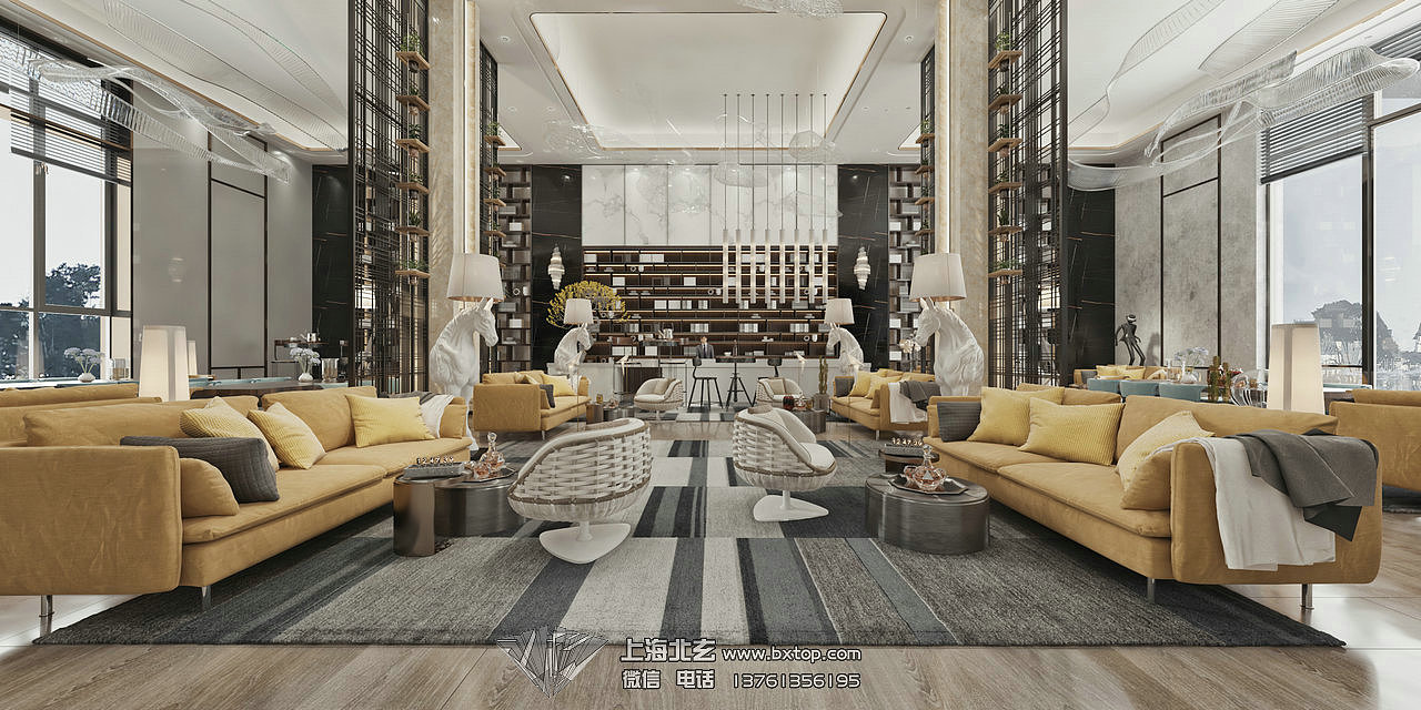 北玄视觉—酒店会所（图ZMjYzOTQ2OTMy） - 建筑/空间 - 站酷设计师北玄视觉表现原创素材 - 站酷ZCOOL