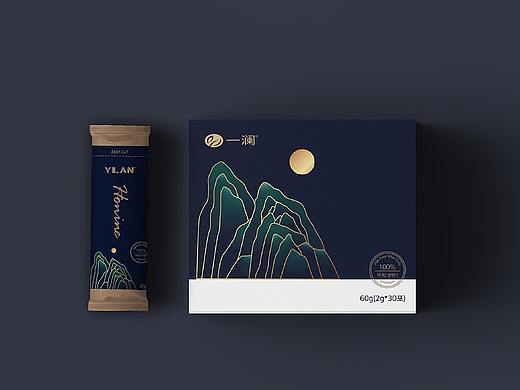 一澜-营养冲剂插画包装设计