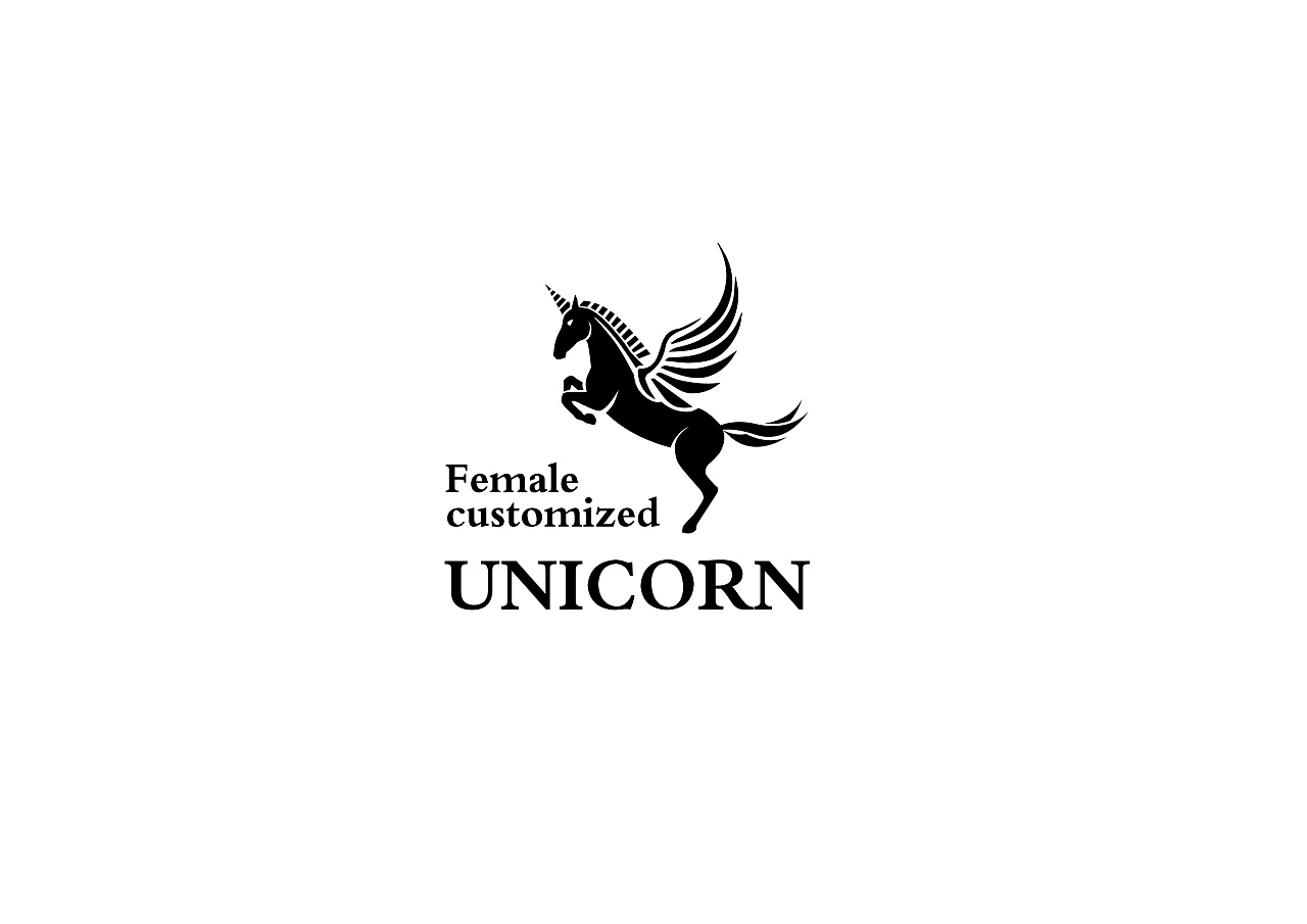 独角兽(unicorn)logo设计