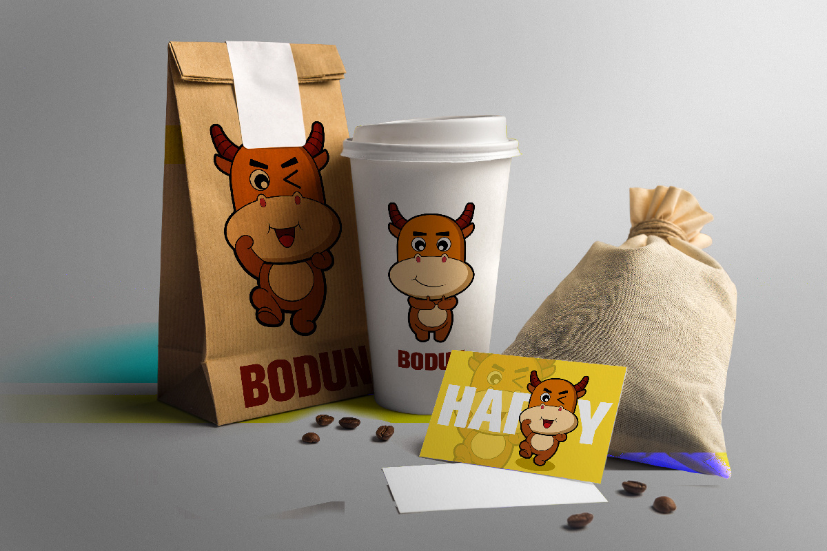 伯顿牛排吉祥物-牛小哞 设计|平面|ip形象|mrlz_原创作品-站酷zcool