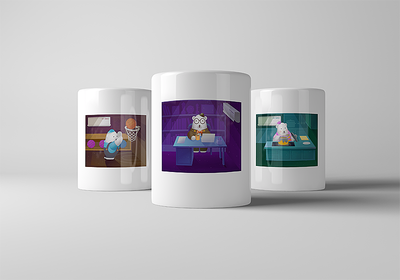 美的，给你生活想要的温度（图ZODY1MjA0Njg=） - IP形象 - 站酷设计师大忠源原创素材 - 站酷ZCOOL