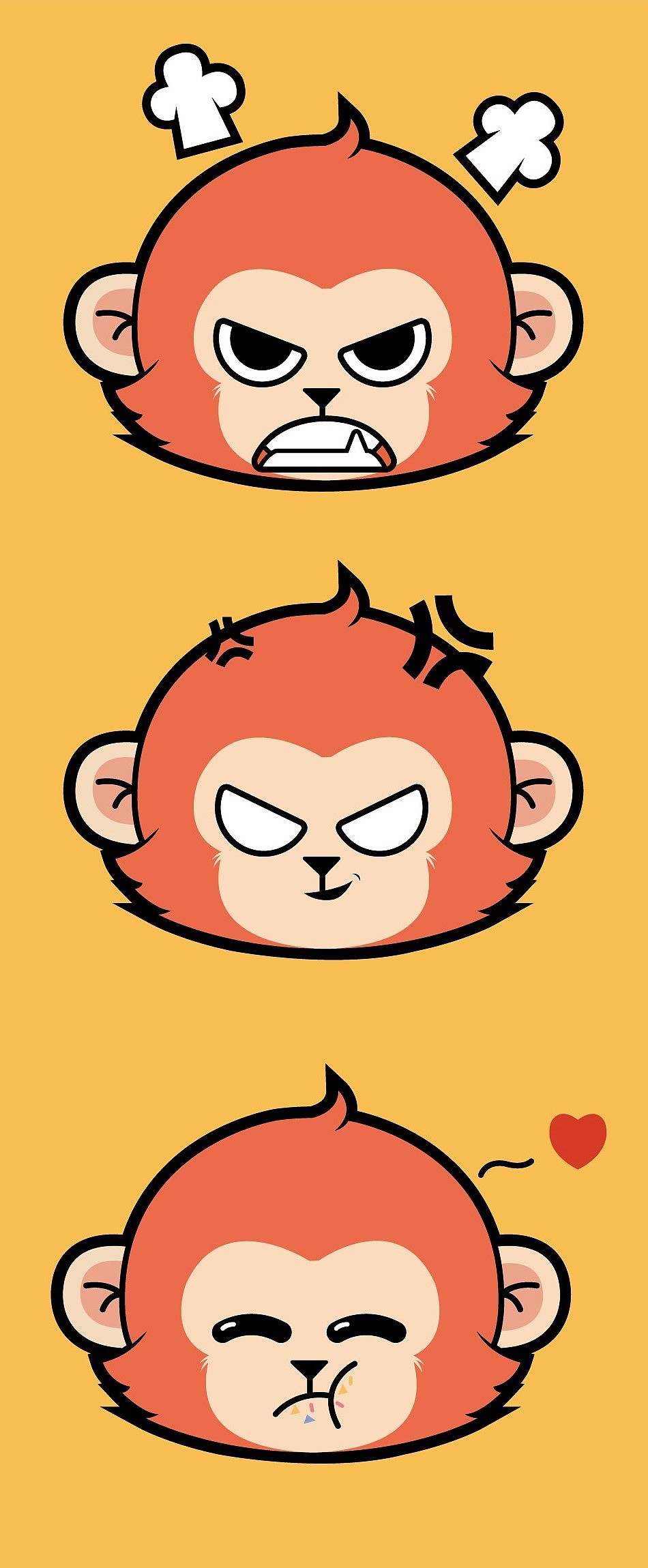 ai卡通形象,表情包设计