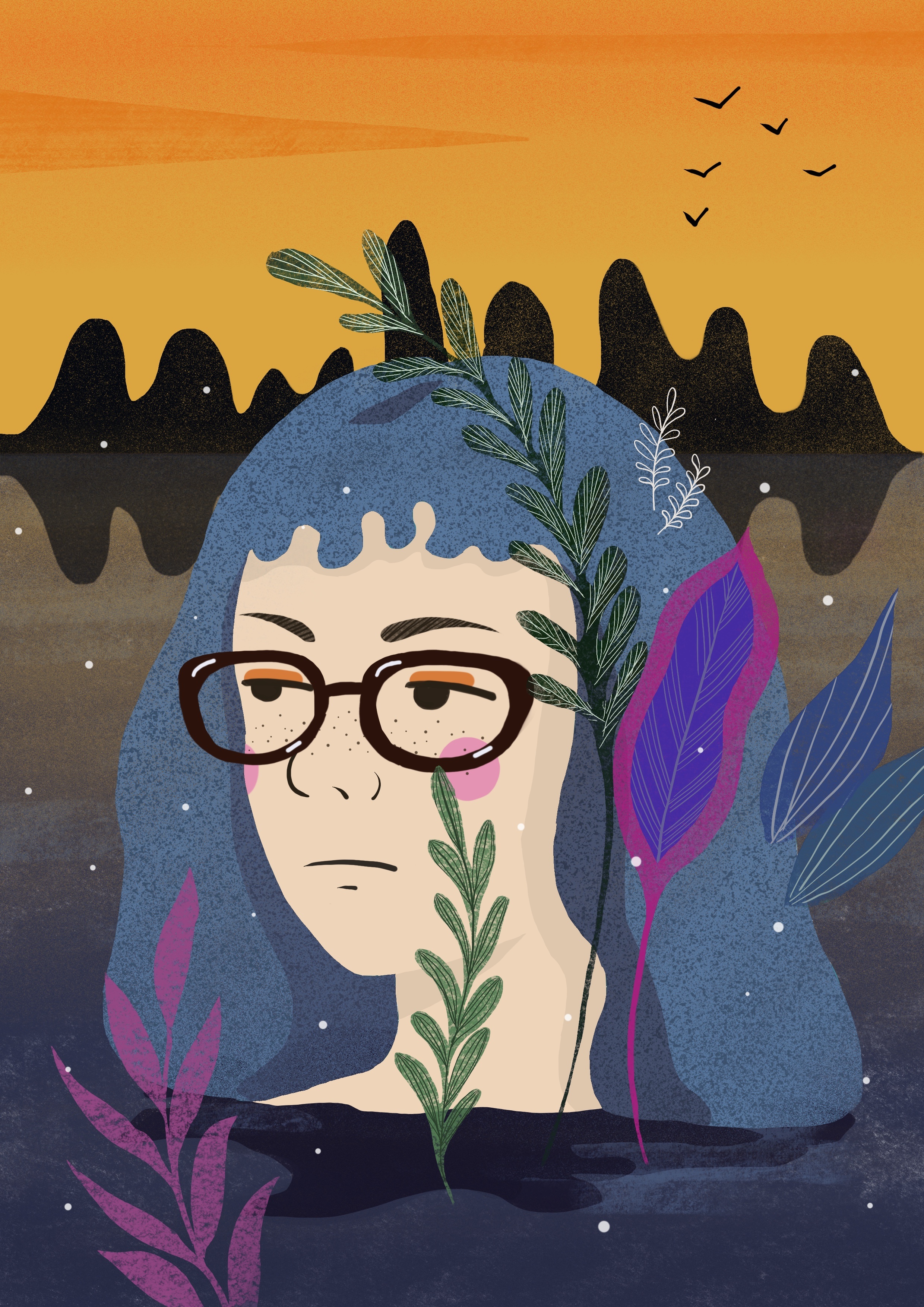 procreate apple pencil 插画|插画|创作习作|蒲烧珍妮 - 原创作品