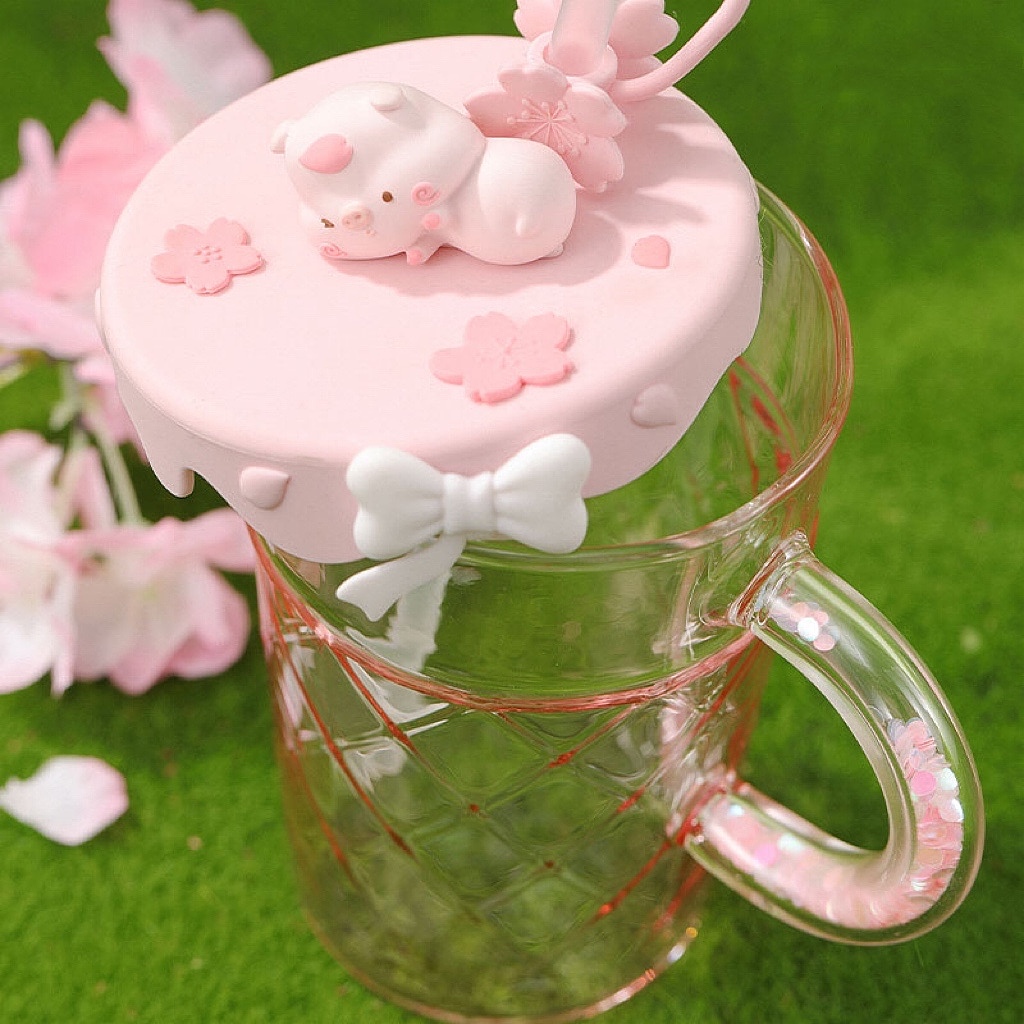 IP周边｜粉嫩嫩的皮呦piyo猪猪樱花杯🌸（图ZMjkzNTc4MTg4） - 生活用品 - 站酷设计师萌扎piyomi原创素材 - 站酷ZCOOL