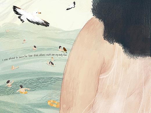 插畫 《怕》（個(gè)人主頁(yè)-ZNTIzNzM3MzY=） - 藝術(shù)插畫 - 站酷設(shè)計(jì)師mia祖萌原創(chuàng)素材 - 站酷ZCOOL