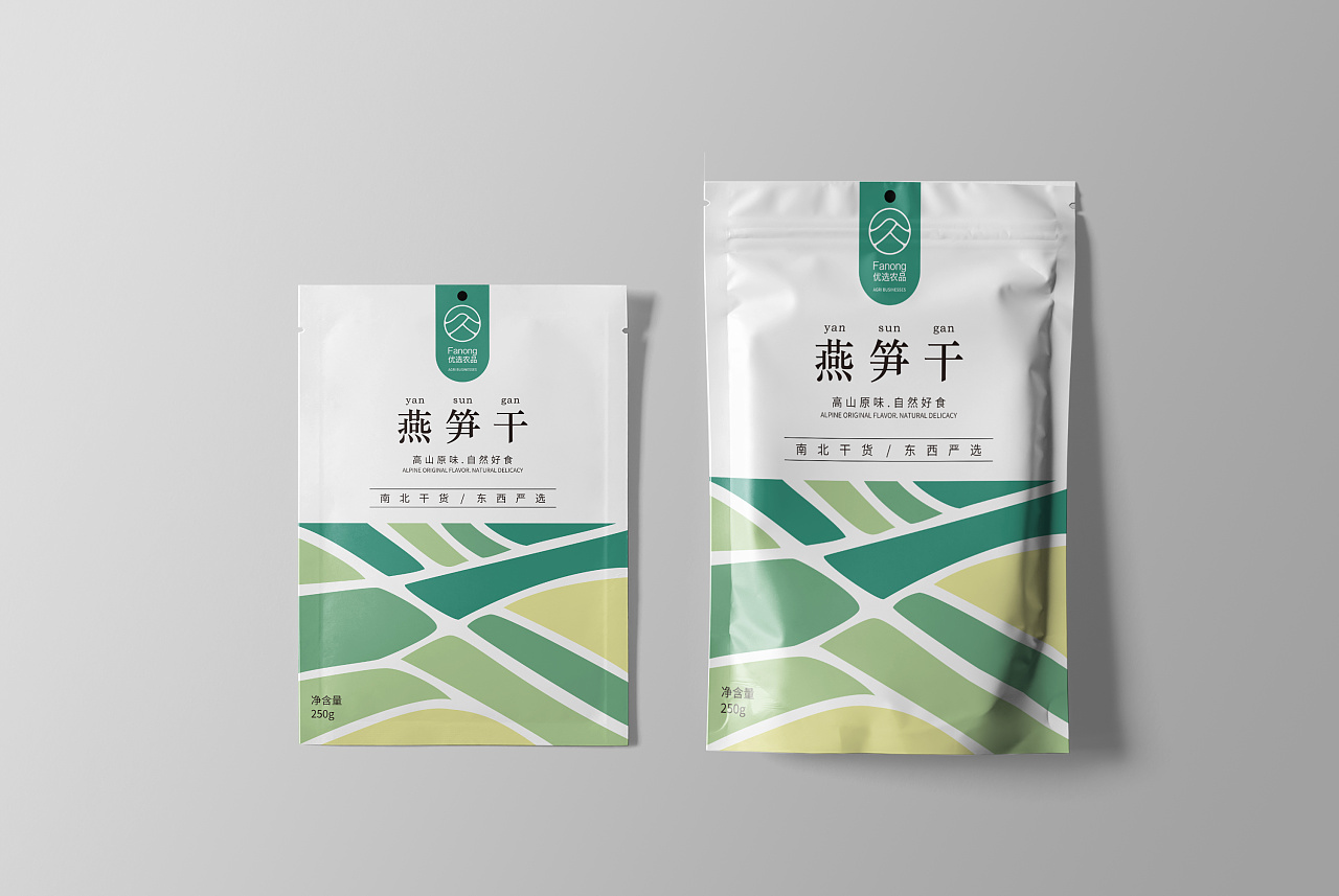 农产品南北干货燕笋干包装袋