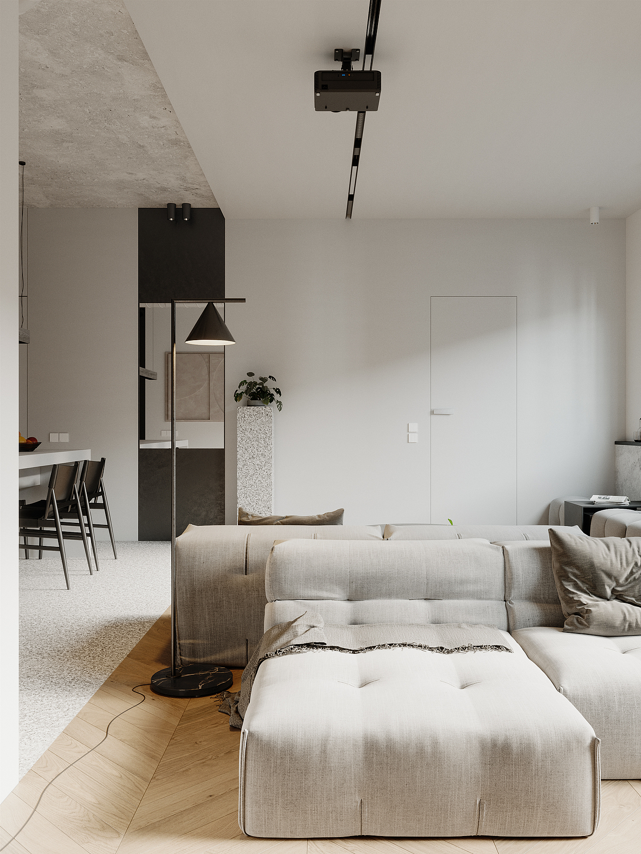 临摹·国外某平层公寓-FS