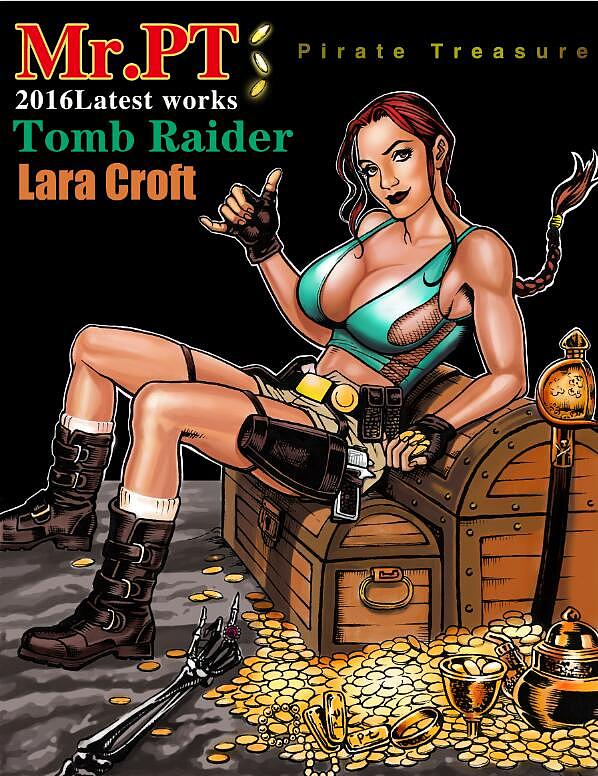 插畫(huà)-古墓麗影勞拉（圖ZNDE3MTE4NjQ=） - 商業(yè)插畫(huà) - 站酷設(shè)計(jì)師雄鑫X332826826原創(chuàng)素材 - 站酷ZCOOL