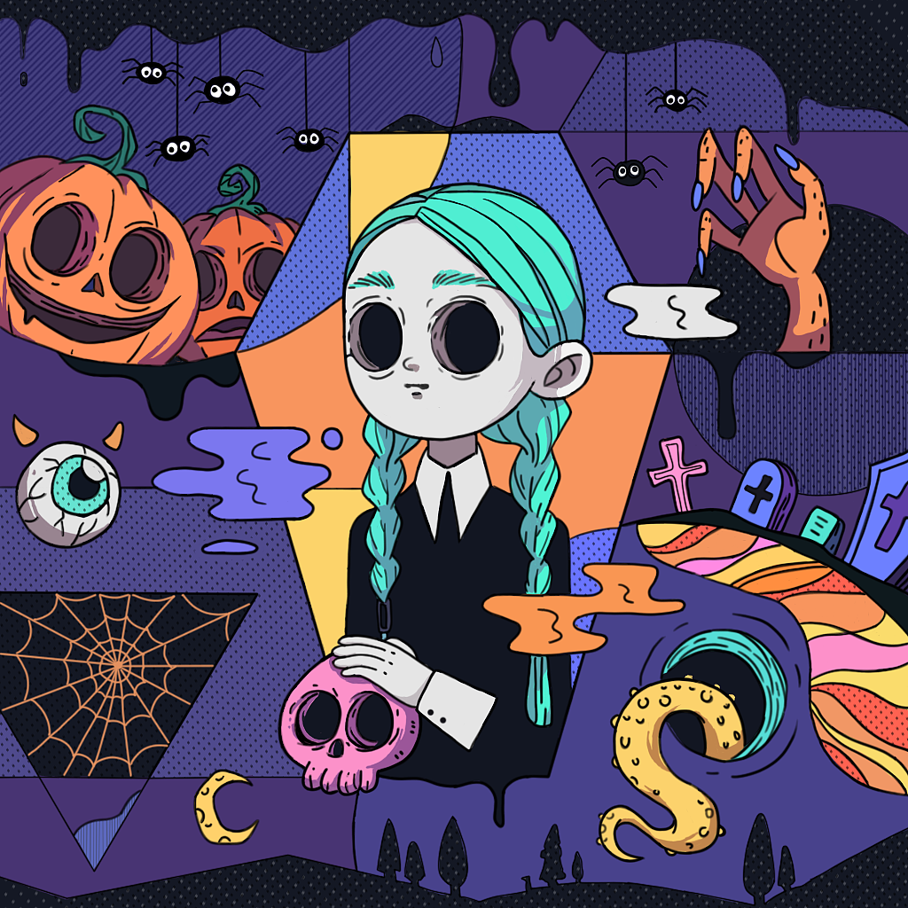 魔女（图ZMjI4MDQyODY0） - 创作习作 - 站酷设计师记得按时吃饭哟原创素材 - 站酷ZCOOL