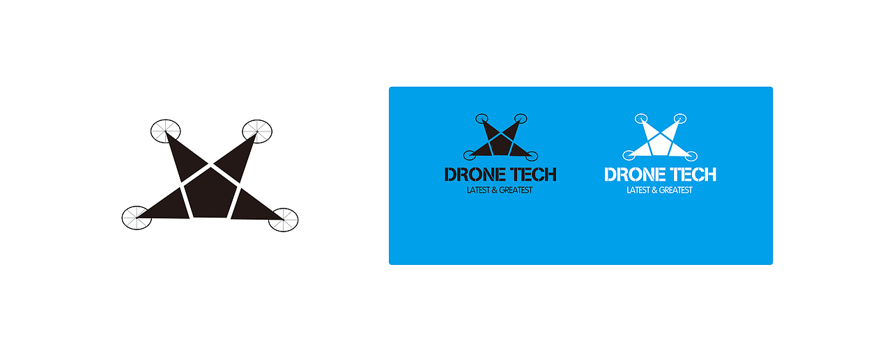 Drone Tech无人机标志基础VI