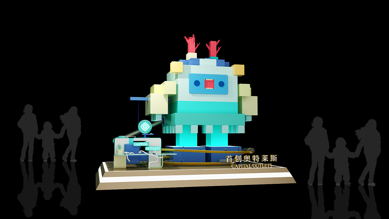 奥特莱斯开业美陈