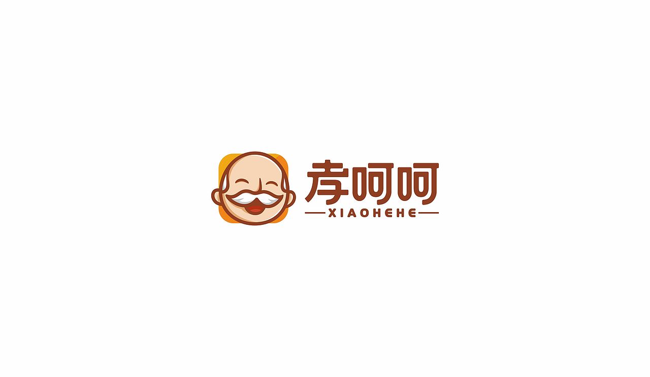 孝呵呵养老服务平台LOGO设计提案