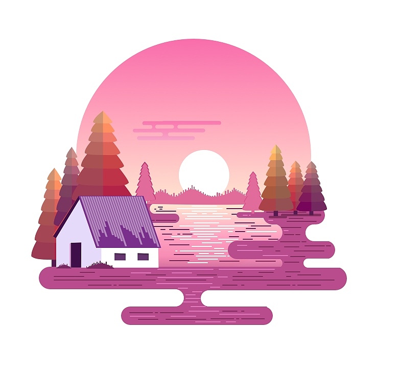 临摹（日出）（图ZNjE2OTM4NDA=） - APP界面 - 站酷设计师奶油胖子原创素材 - 站酷ZCOOL