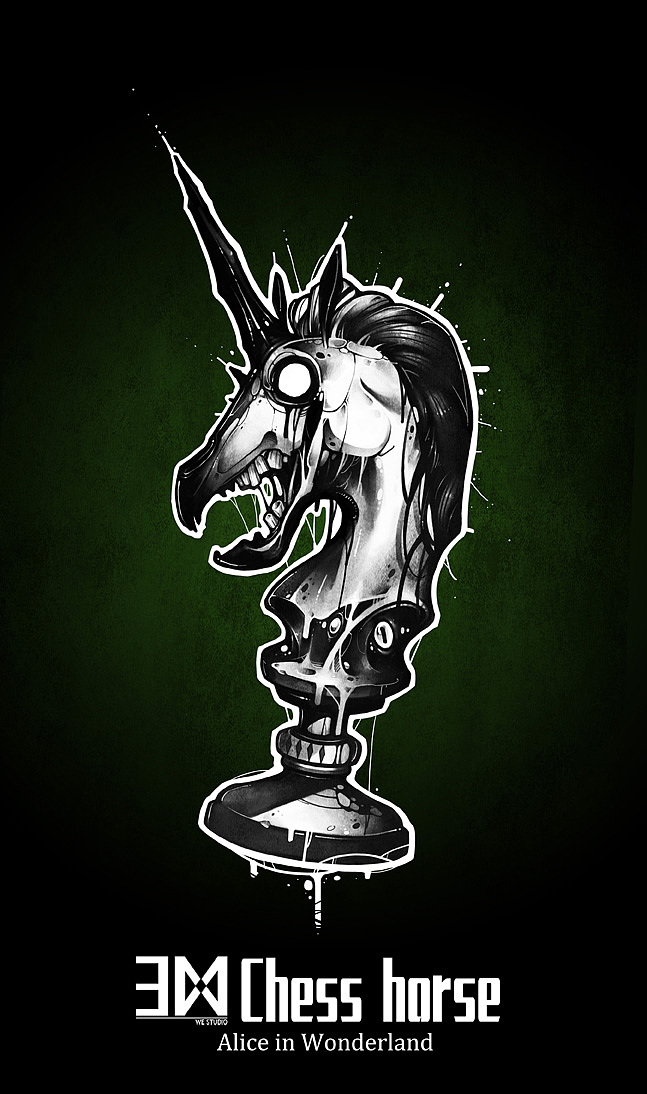 爱丽丝梦游仙境（图ZMjI0MDMwMDEy） - 商业插画 - 站酷设计师一蜘大蛛原创素材 - 站酷ZCOOL