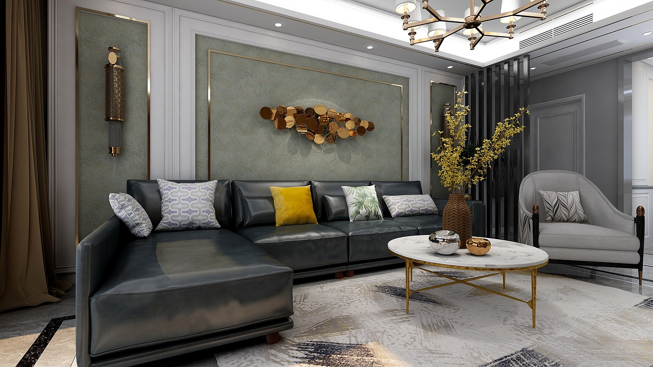 巴德士艺术漆——酷家乐案例