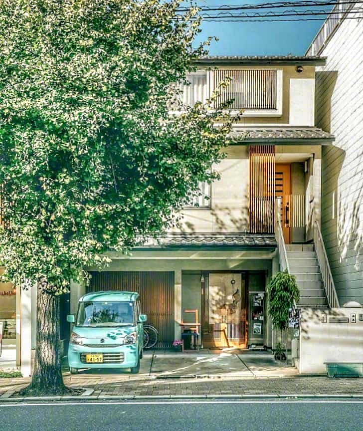 原创钢笔淡彩照片写生