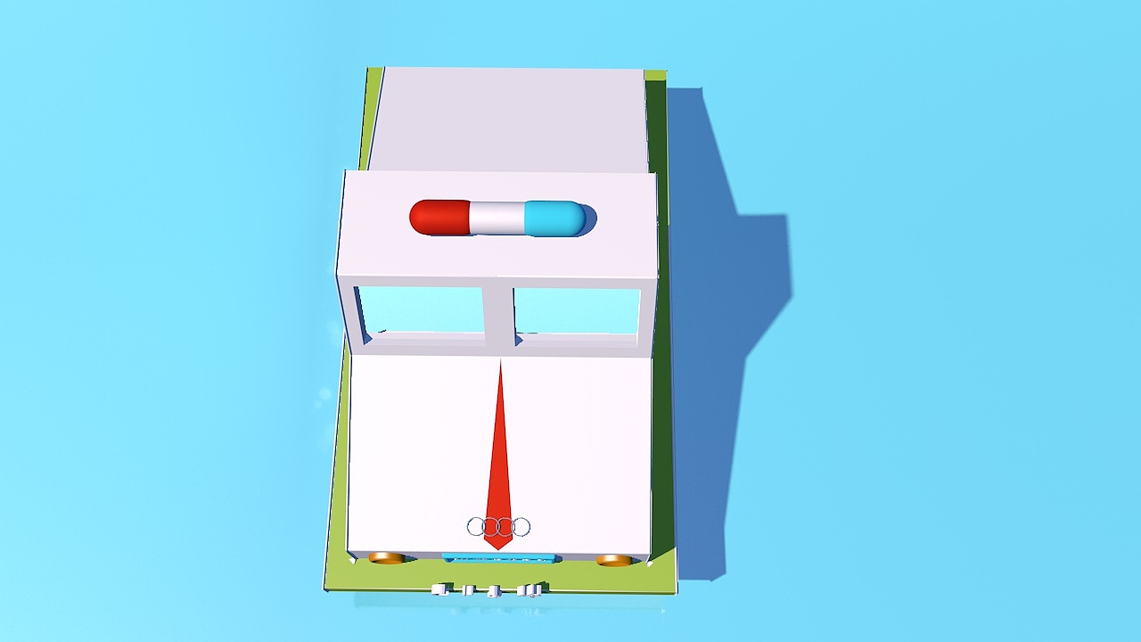 C4D作品，建模，多边形，卡通，汽车，漫画，动漫