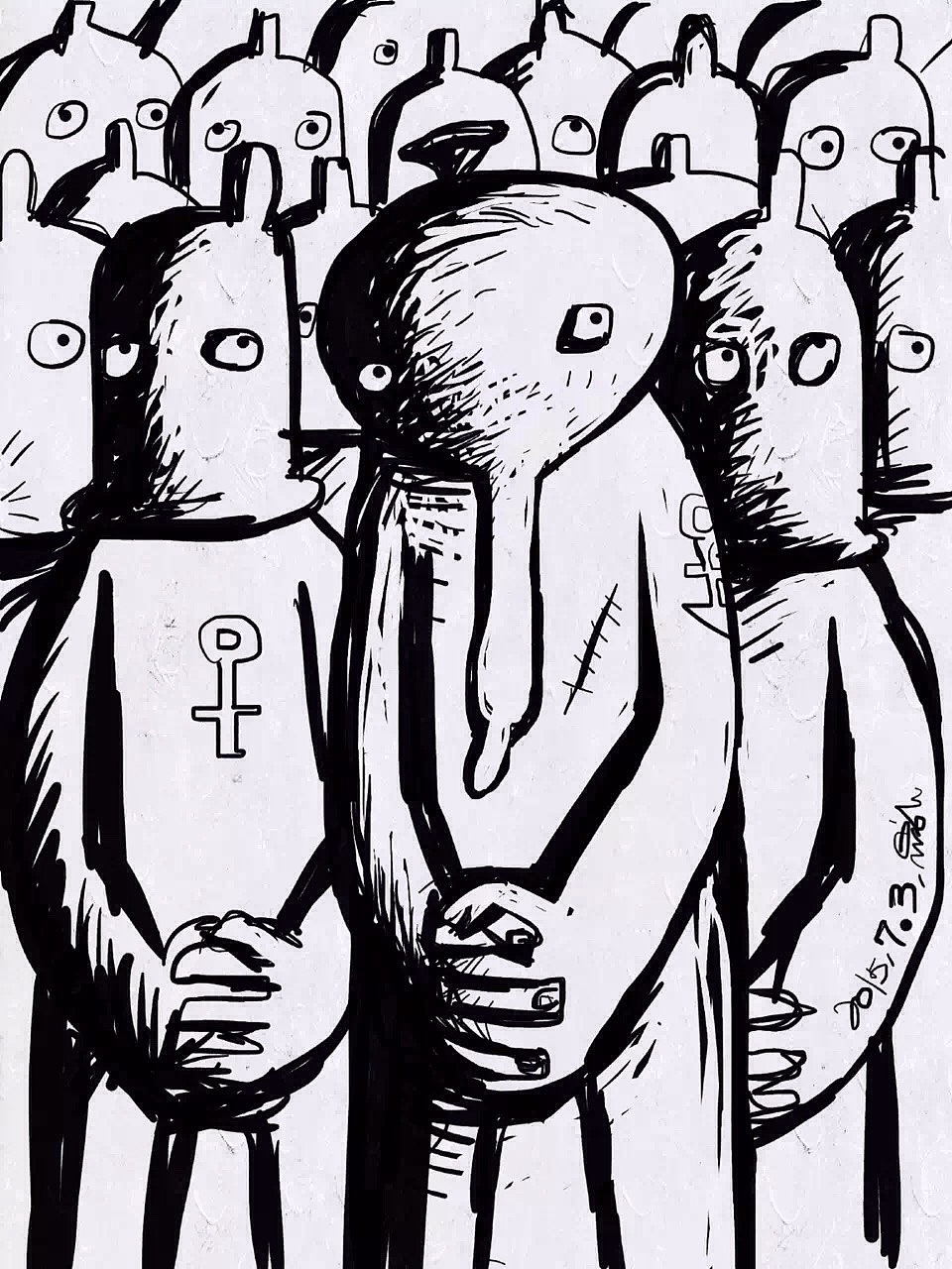吉祥物语的插画日记（二十 八）2015年7月天天插画集（图ZMzE4MTg5NjA=） - IP形象 - 站酷设计师吉祥物语原创素材 - 站酷ZCOOL