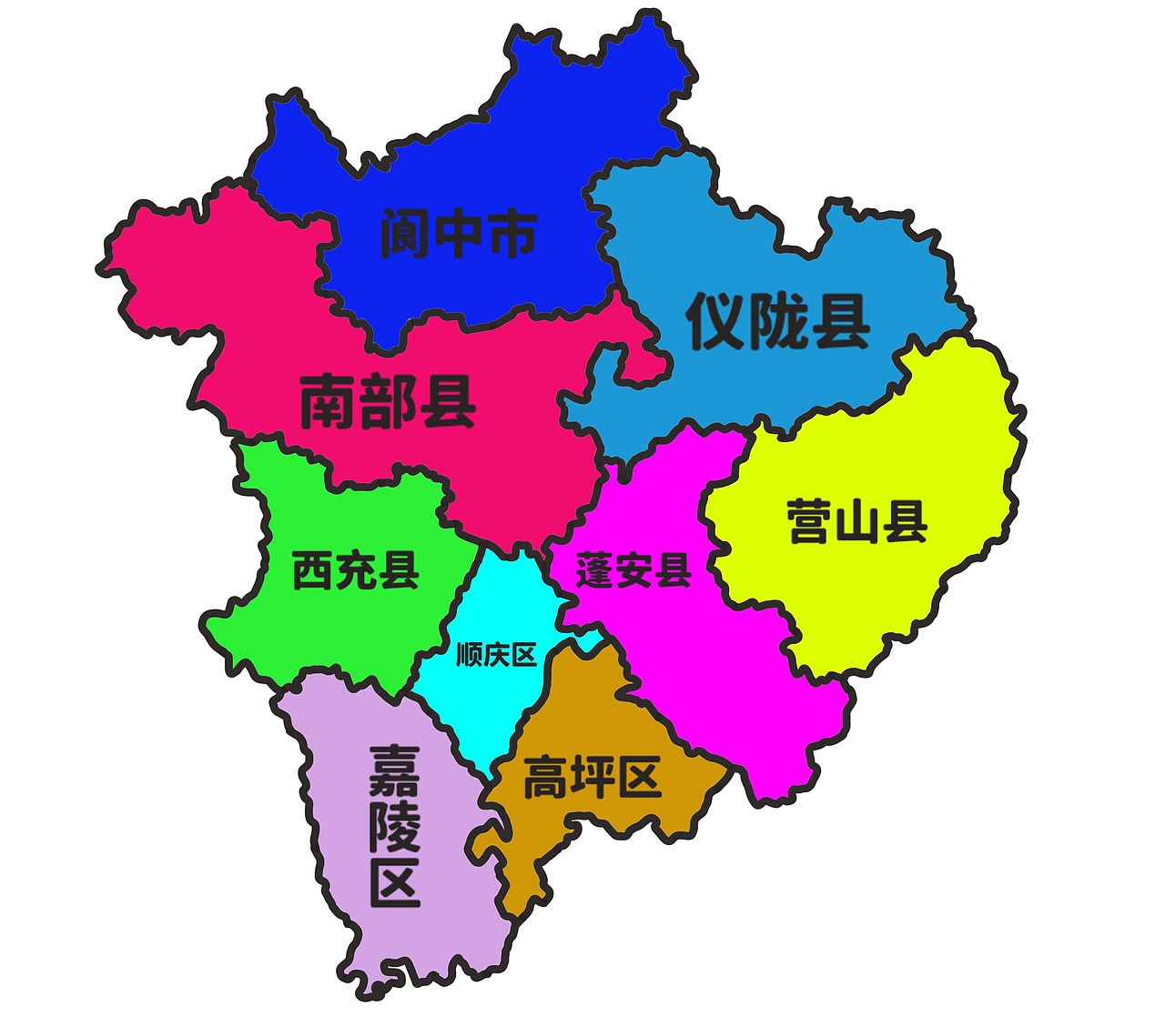 四川省地市州(一)
