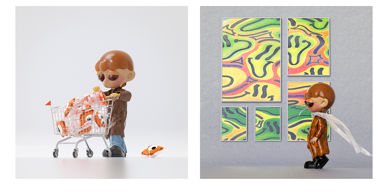 蛋花SOWA - 时尚篇（图ZMjg3NTEyMzQ0） - 人物/生物 - 站酷设计师酸菜水煮蛋原创素材 - 站酷ZCOOL