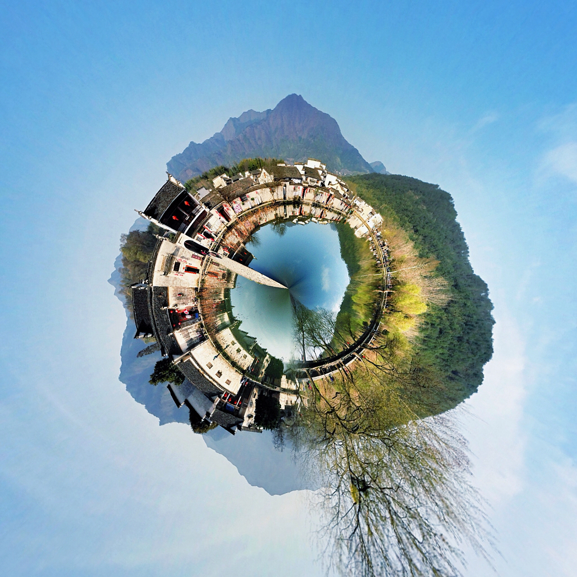 宏村·印象（图ZMzgyNzc0NzI=） - 风光摄影 - 站酷设计师三石君的尹姑娘原创素材 - 站酷ZCOOL