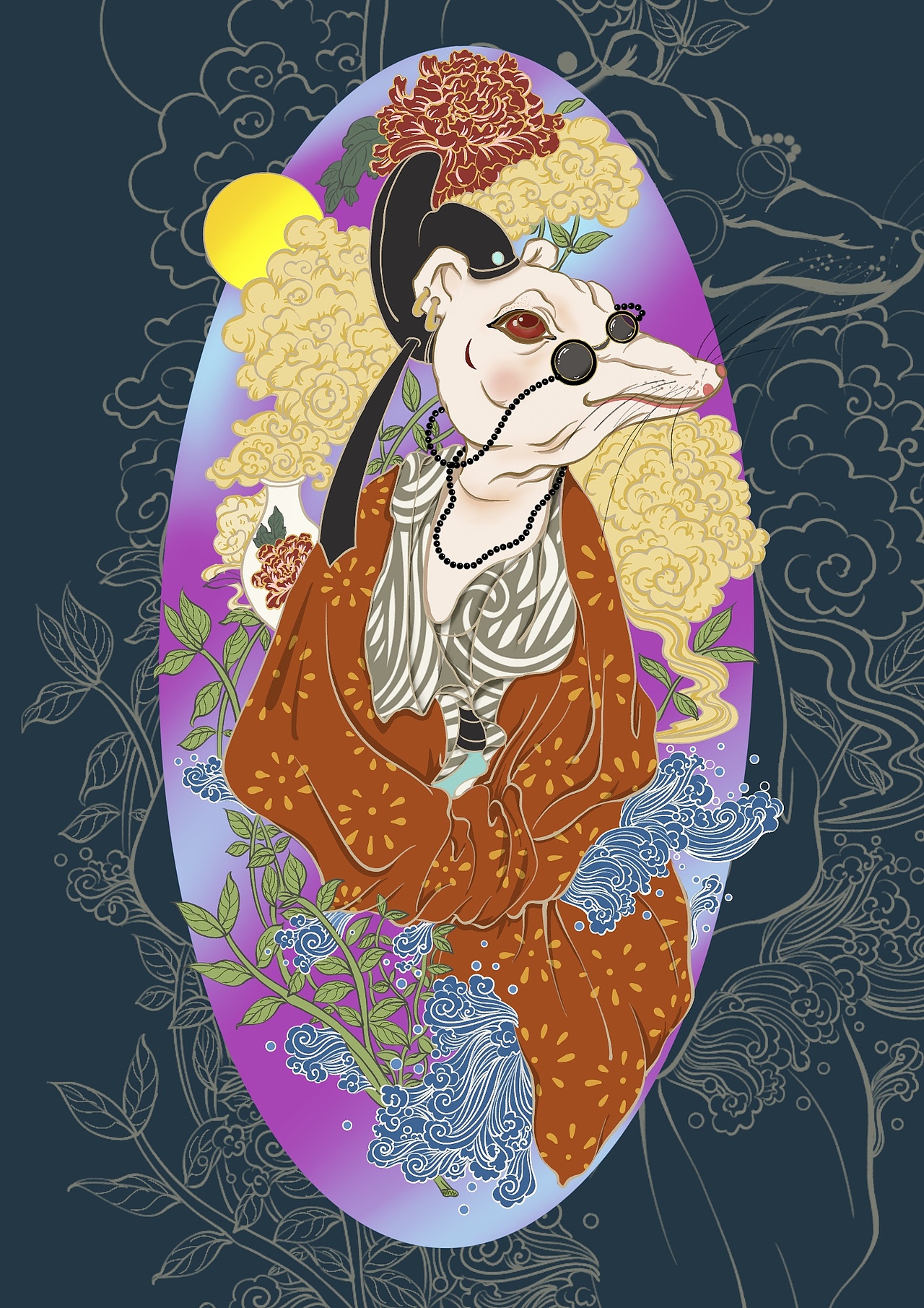 国潮《守岁神》 十二生肖（图ZMjM1ODgwMDY0） - 新锐潮流插画 - 站酷设计师PAOP0原创素材 - 站酷ZCOOL