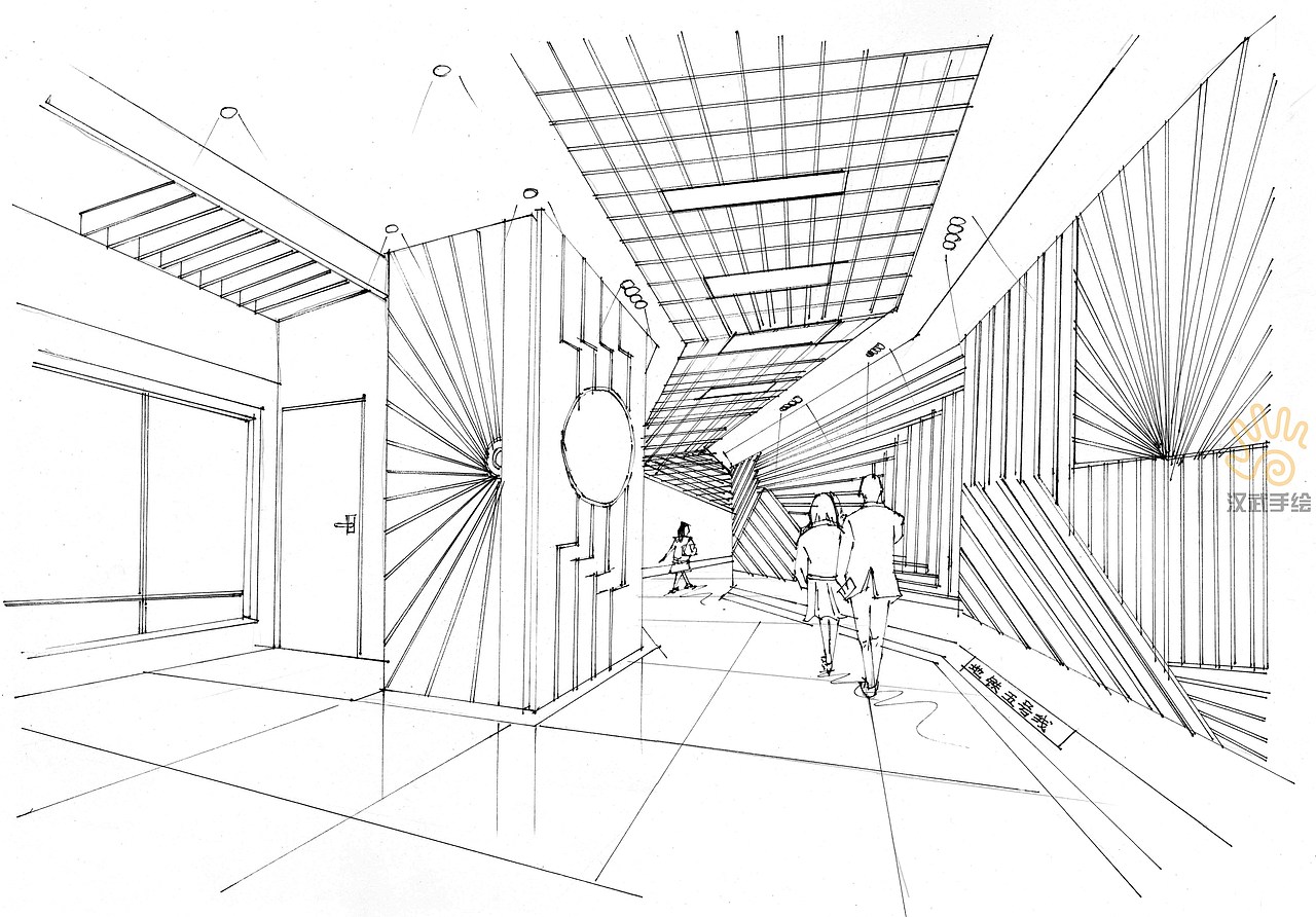室内设计手绘效果图（图ZMTE4MDU1MzUy） - 家装设计 - 站酷设计师汉武手绘原创素材 - 站酷ZCOOL