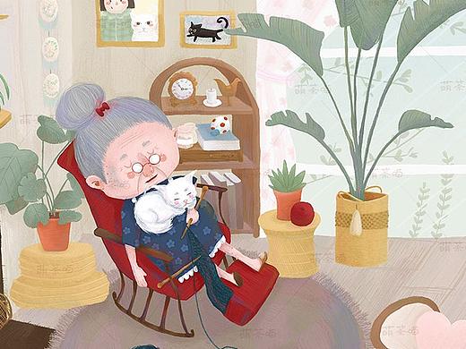 午后小憩（個(gè)人主頁-ZMzg3NjUwODA=） - 兒童插畫 - 站酷設(shè)計(jì)師喵果Miaogo原創(chuàng)素材 - 站酷ZCOOL