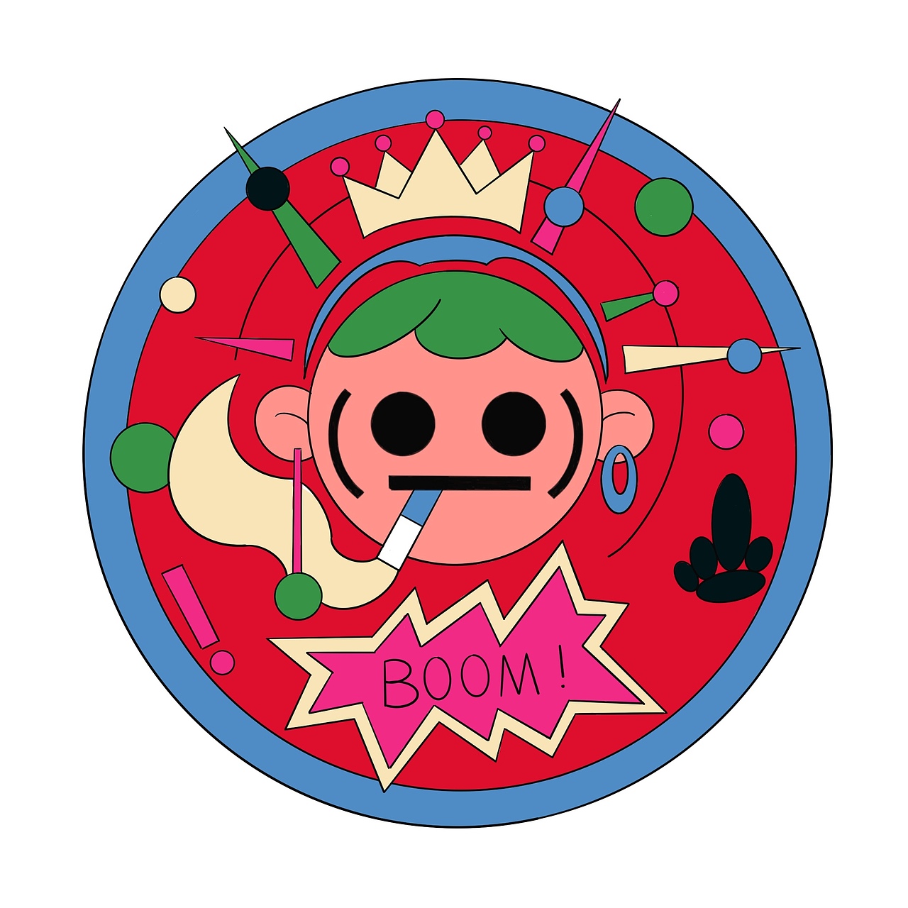 百变辣妹-图形设计