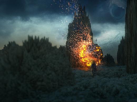 Monster movie key frame design