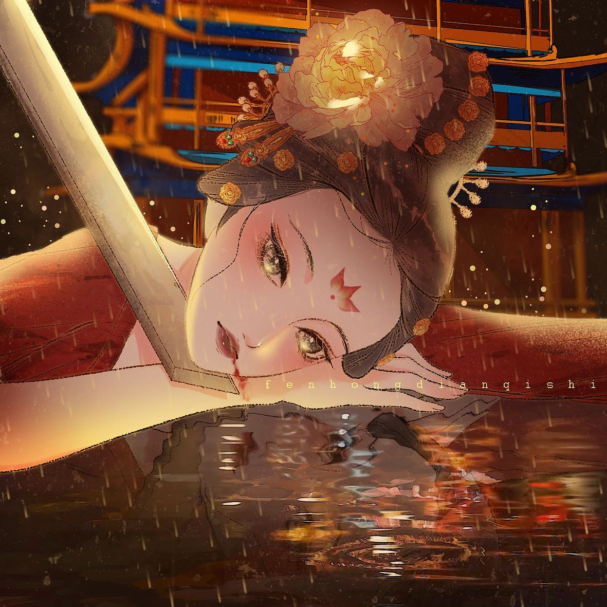 【十二花神系列】花朝节古风汉服插画