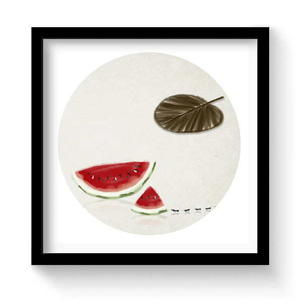 水墨中国风——竹间系列·中式禅意装饰画(效果图)