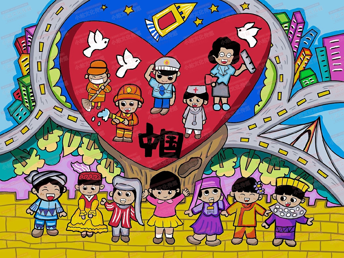 中小学生绘画 电脑绘画作品中小学电脑绘画作品30